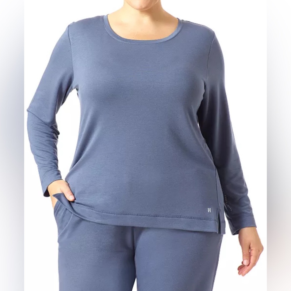 Hue
Plus Size Solid Long Sleeve Lounge T-Shirt. 2X
ColorVintage Indigo